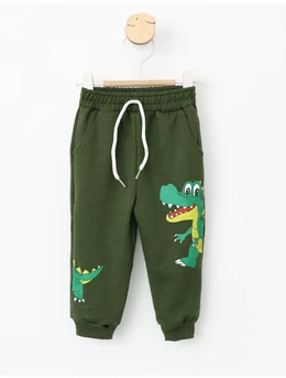 Pantaloni Crocodilul Dundee verde 1
