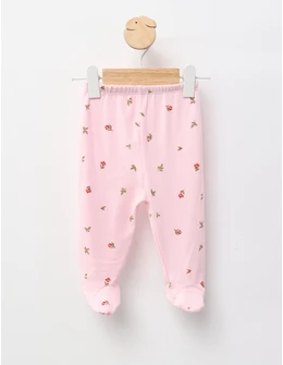 Pantaloni cu botosei Ace Trase Lalele, roz