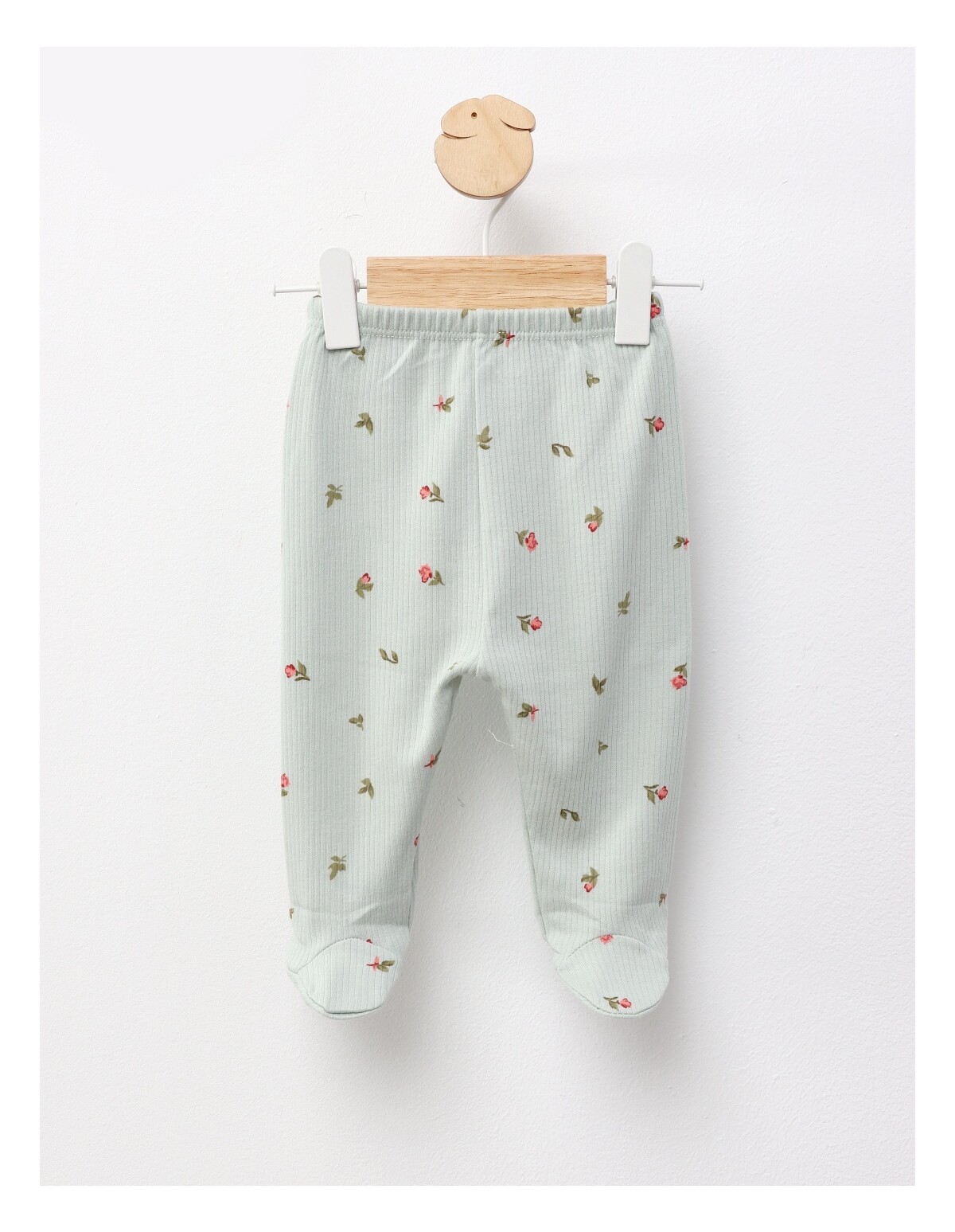Pantaloni cu botosei Ace Trase Lalele, verde
