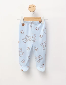 Pantaloni cu botosei Ace Trase Ursulet, blue