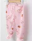 Pantaloni cu botosei Ace Trase Ursulet, roz picture - 2