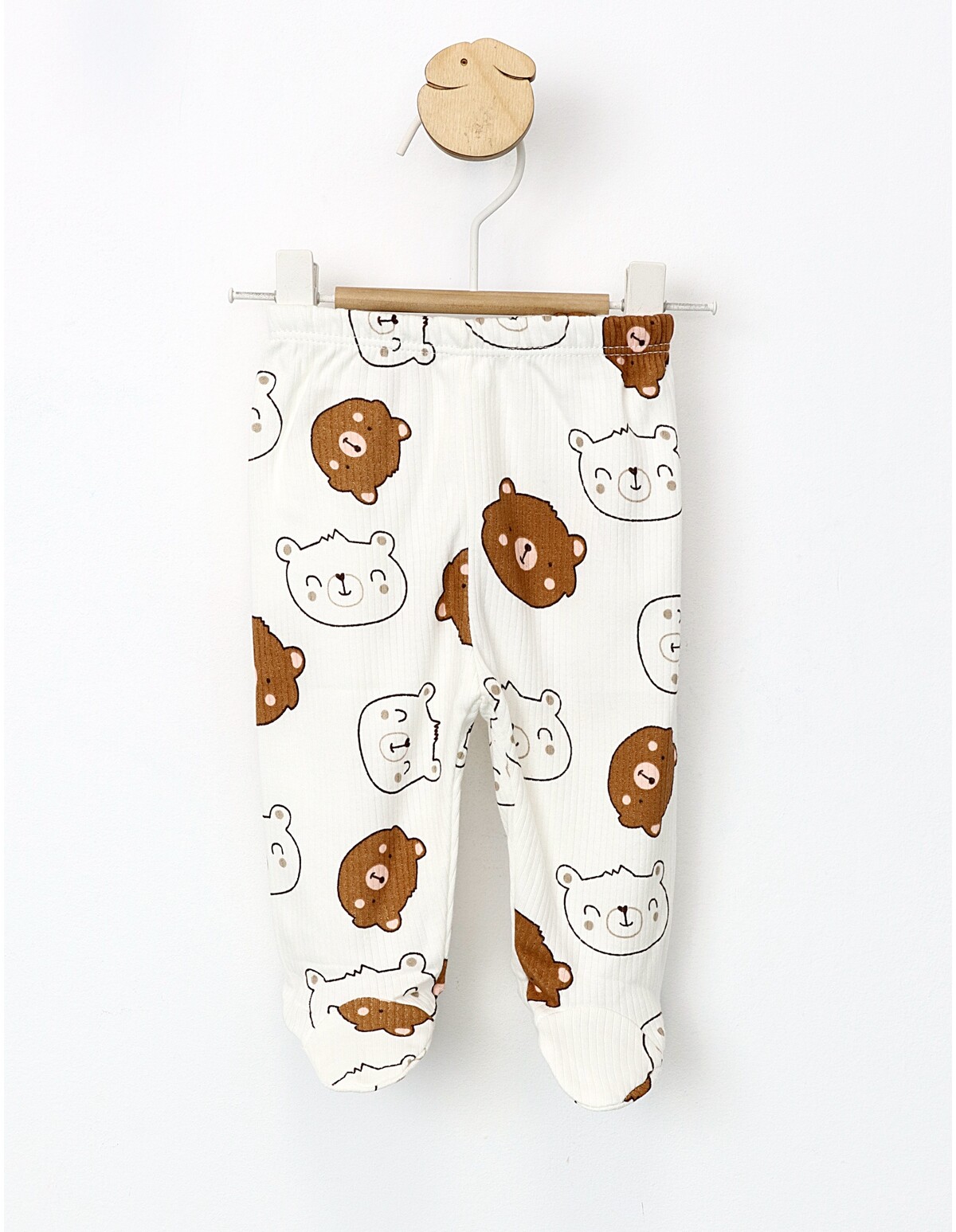 Pantaloni cu botosei Ursuletii maro