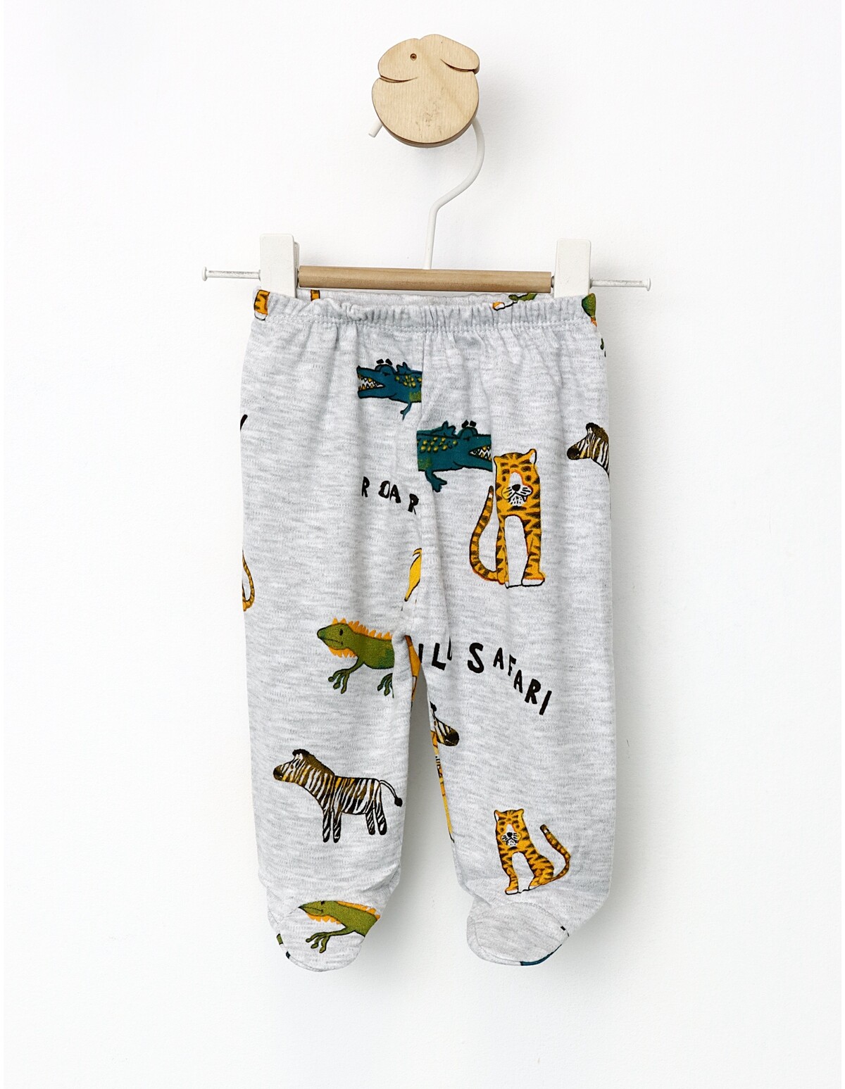 Pantaloni cu botosei Wild Safari gri