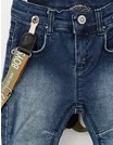 Pantaloni de blug Demetrius cu bretele verzi 2