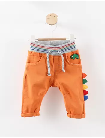 Pantaloni de blug dino boys portocaliu