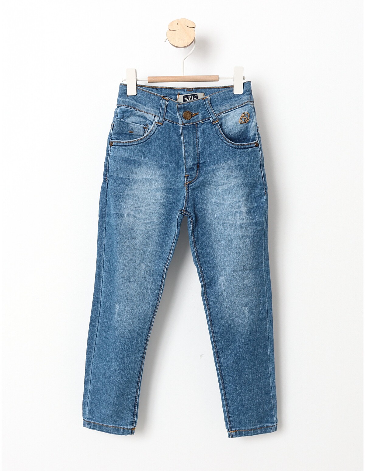 Pantaloni de blug premium Carl albastru