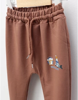 Pantaloni de trening Caribou Friends, maro