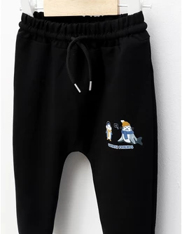 Pantaloni de trening Caribou Friends, negru