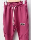 Pantaloni de trening Fashion Girl, ciclam picture - 2