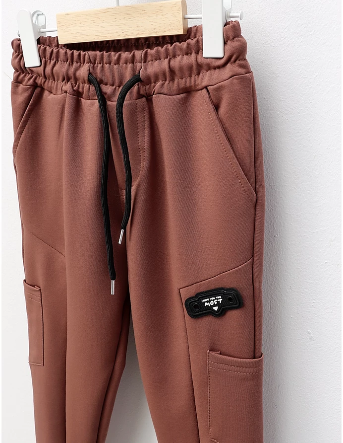 Pantaloni de trening Mike, maro picture - 2