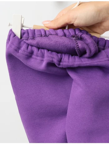 Pantaloni de trening vatuiti model mov picture - 2