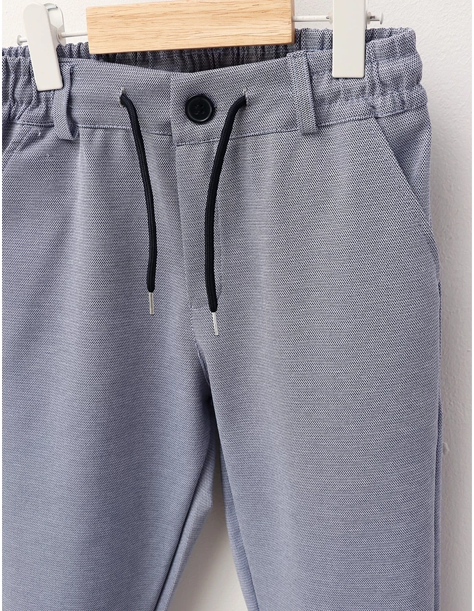 Pantaloni eleganti Rafael albastru picture - 3