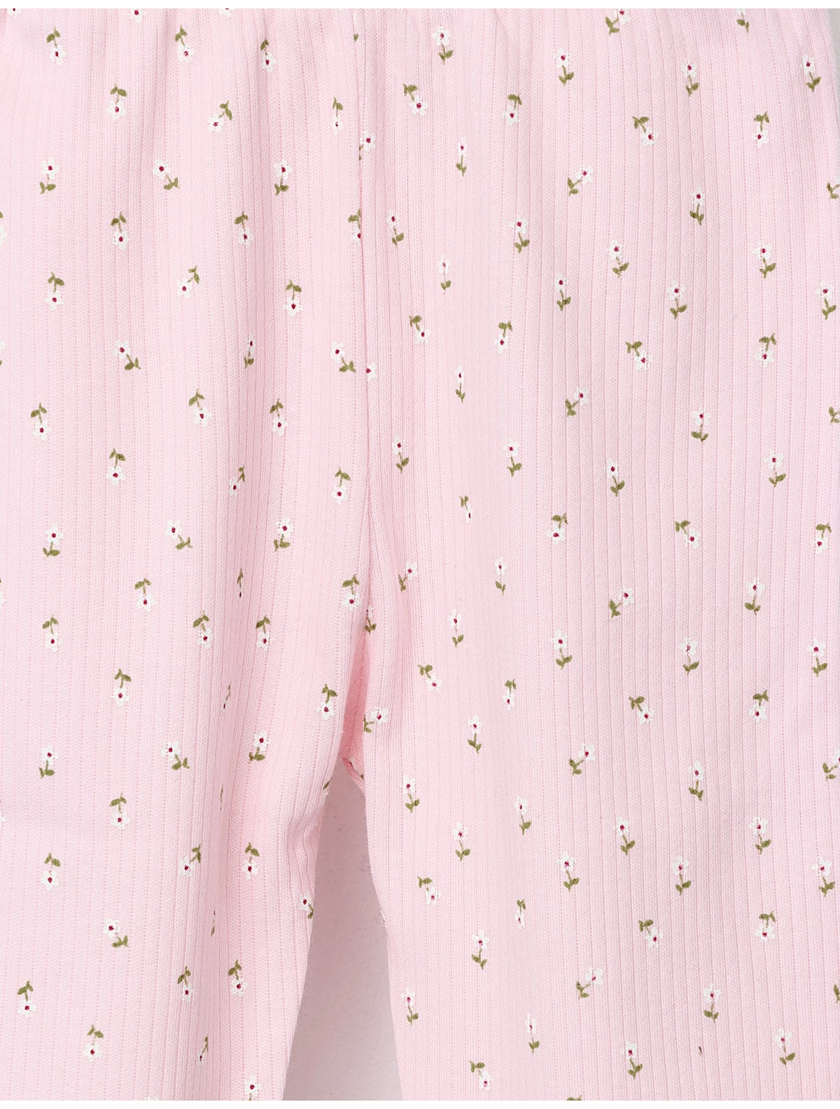 Pantaloni Flori de Musetel roz