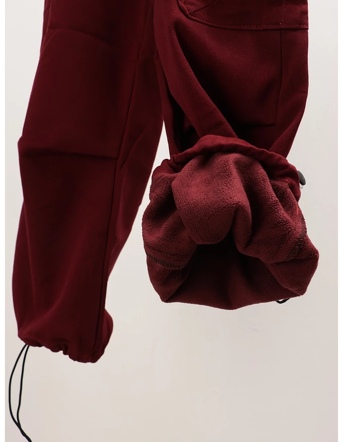 Pantaloni imblaniti, Cargo Ainck Tactics, burgundy picture - 4
