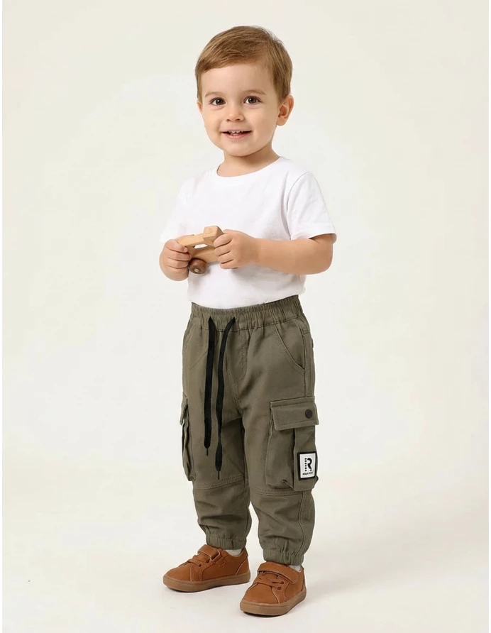 Pantaloni imblaniti Remus kaki picture - 2