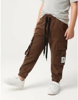 Pantaloni imblaniti Remus maro