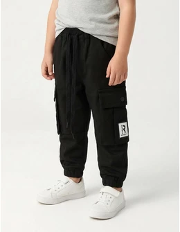 Pantaloni imblaniti Remus negru