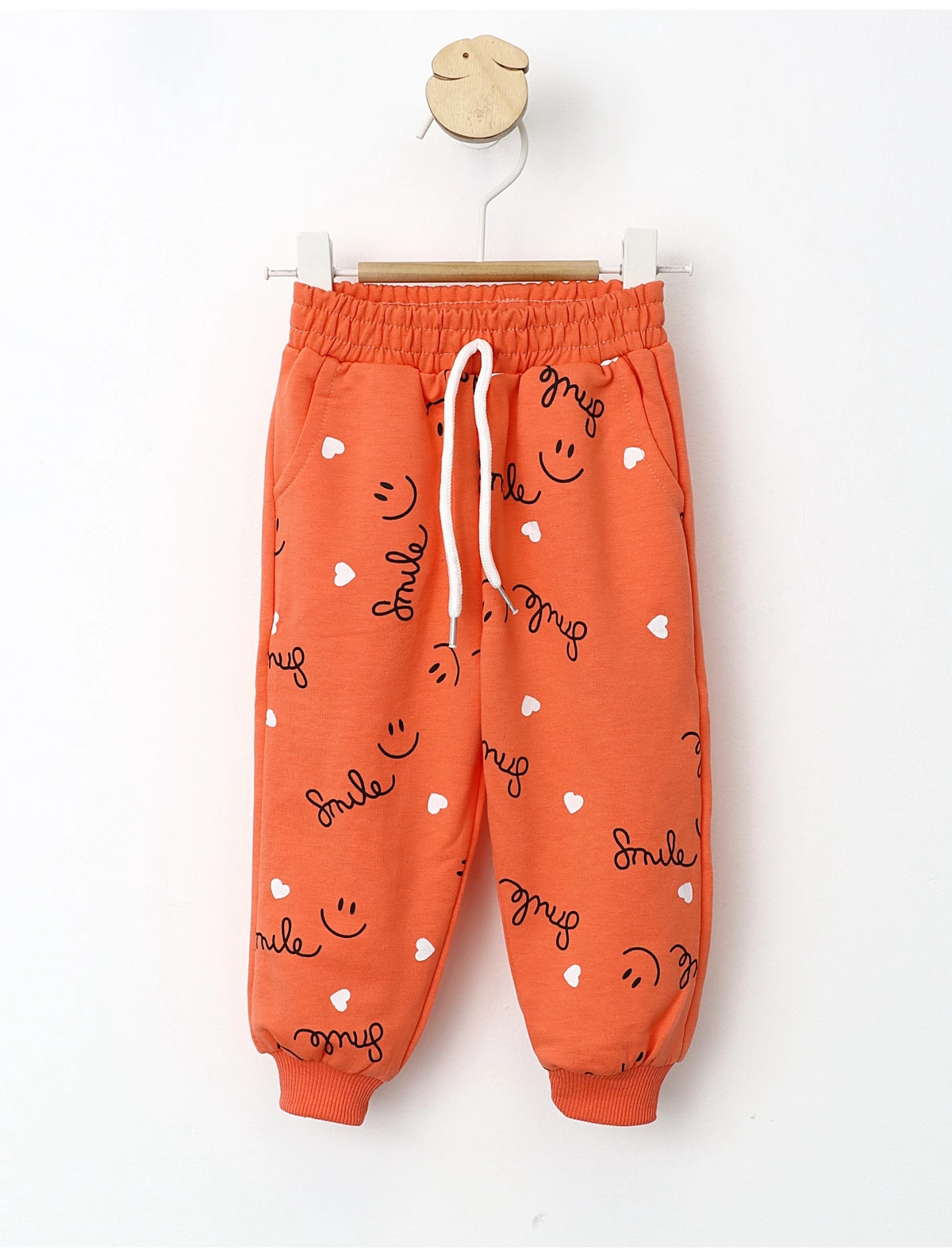 Pantaloni Love and Smiley portocaliu