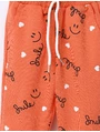 Pantaloni Love and Smiley portocaliu 2