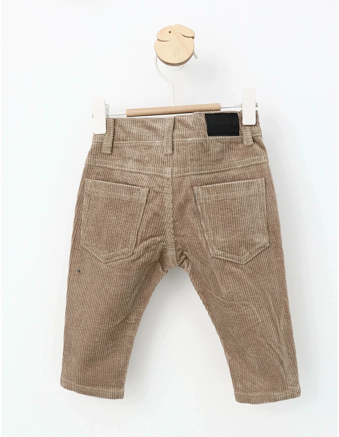 Pantaloni reiati maro boy picture - 3