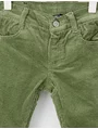 Pantaloni reiati verde boy 2