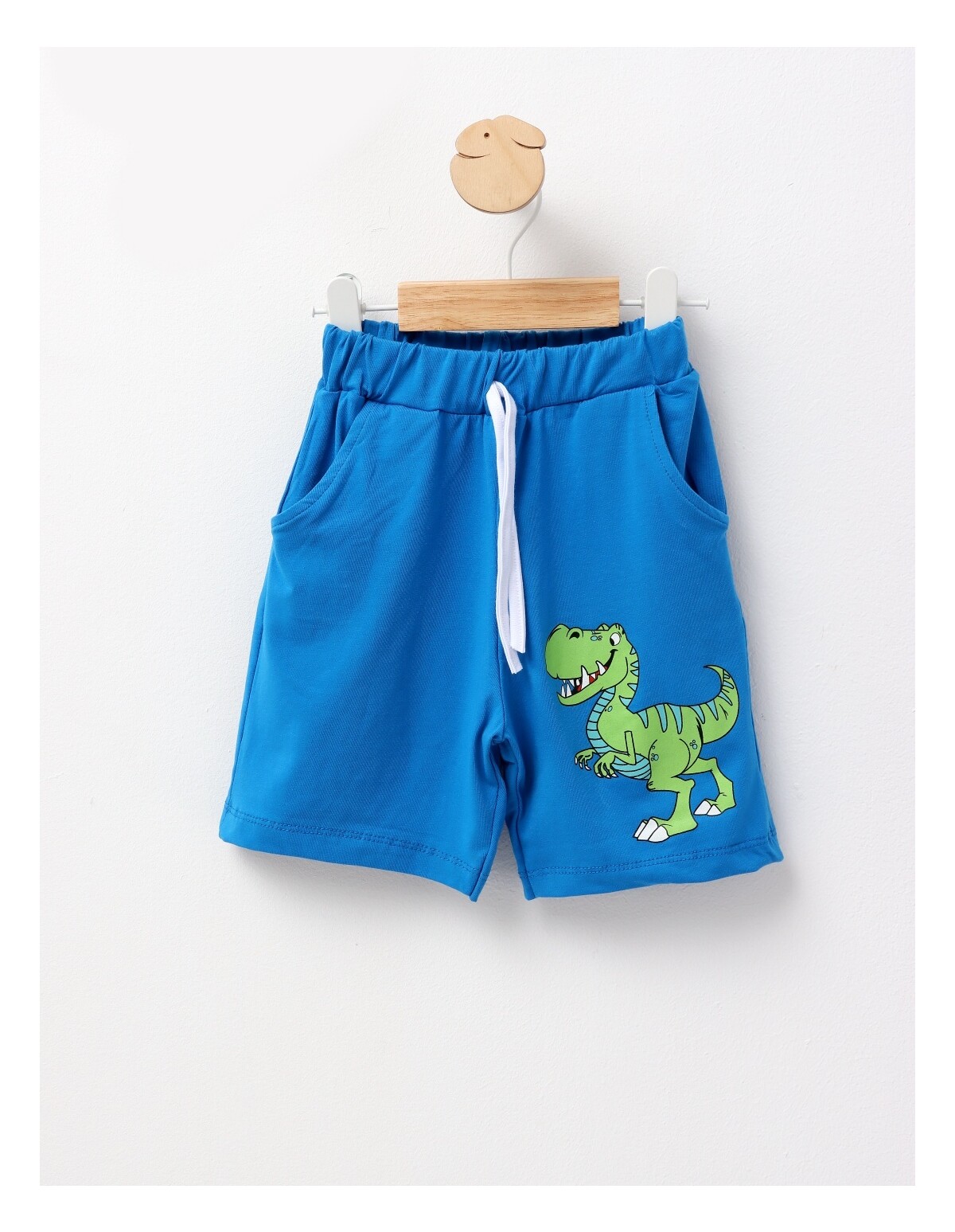 Pantaloni scurti baietei dino Alex albastru
