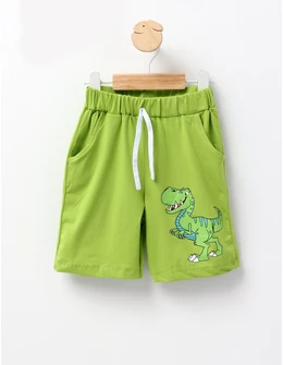 Pantaloni scurti baietei dino Alex verde