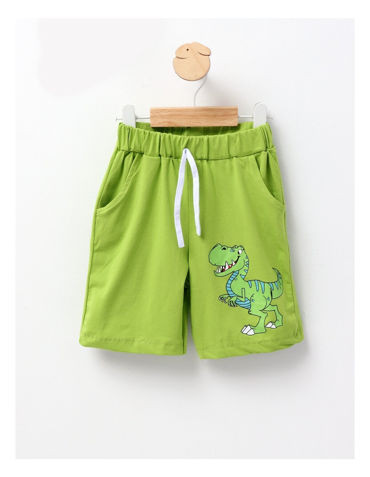 Pantaloni scurti baietei dino Alex verde