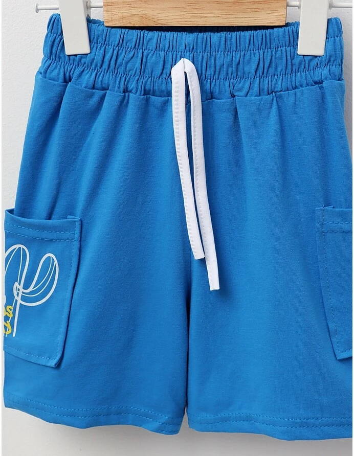 Pantaloni scurti Cactus Funny albastru picture - 2