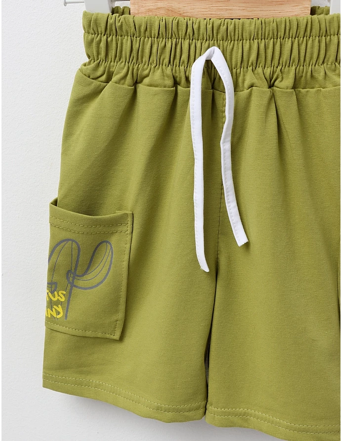 Pantaloni scurti Cactus Funny verde picture - 2