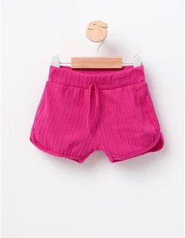 Pantaloni scurti fetite Deni ciclam