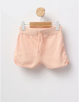 Pantaloni scurti fetite Deni corai