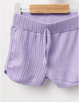 Pantaloni scurti fetite Deni mov