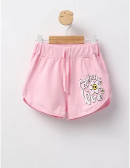 Pantaloni scurti fetite Radiate Love model roz