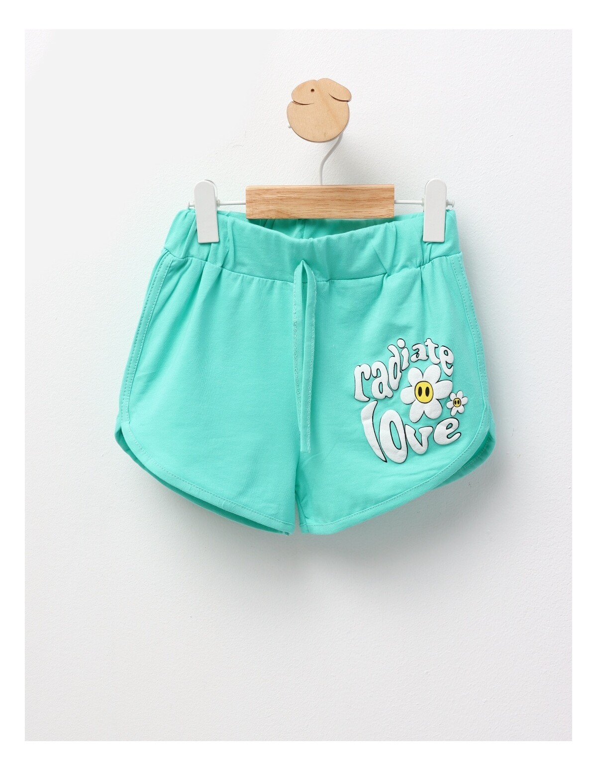 Pantaloni scurti fetite Radiate Love model verde