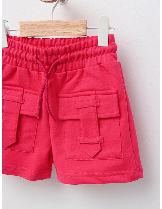 Pantaloni scurti fetite Sonya, ciclam picture - 2