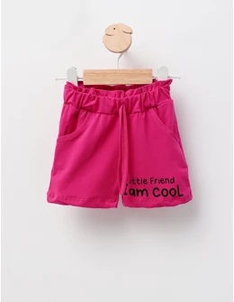 Pantaloni scurti Little Friend, ciclam