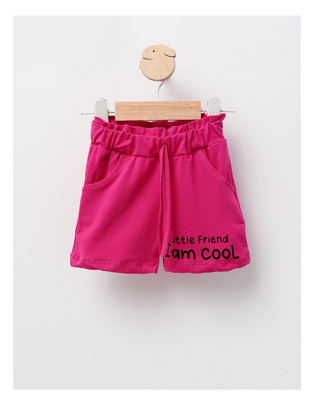 Pantaloni scurti Little Friend, ciclam