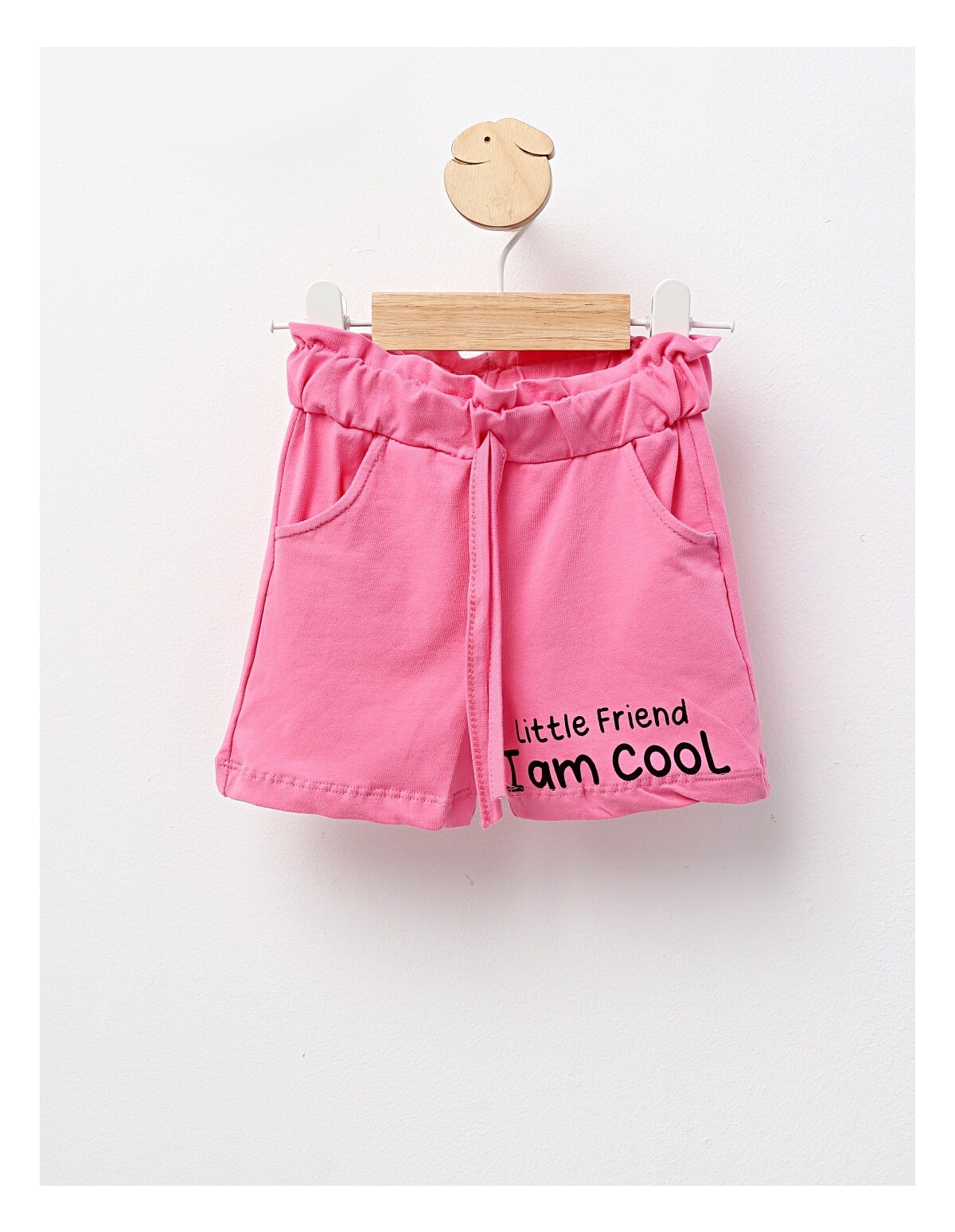 Pantaloni scurti Little Friend, roz