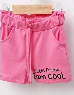 Pantaloni scurti Little Friend, roz
