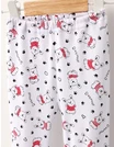 Pantaloni Sweet Dog alb-rosu picture - 2