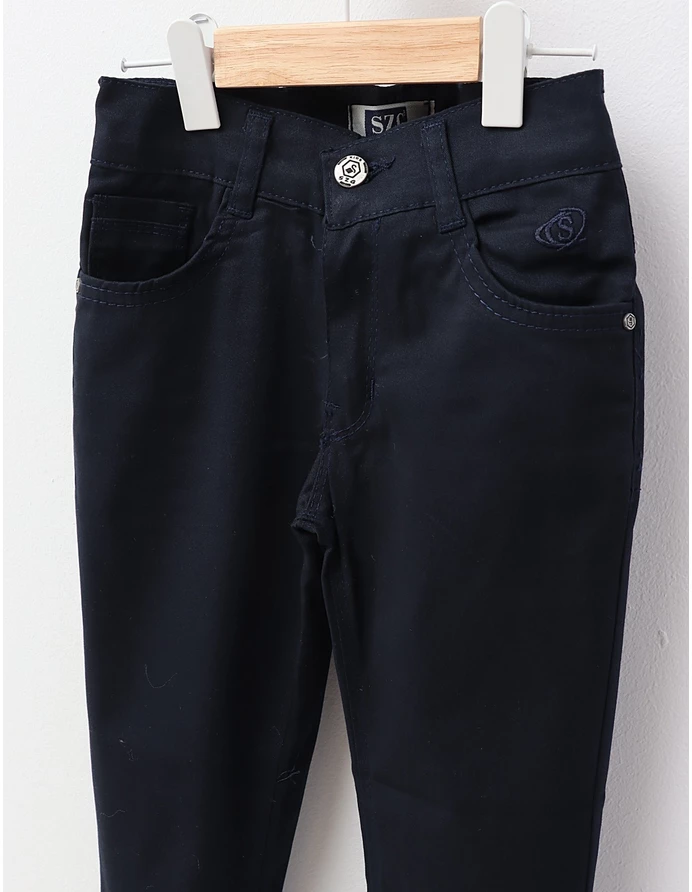 Pantaloni tercot Flaviu bleumarin picture - 4