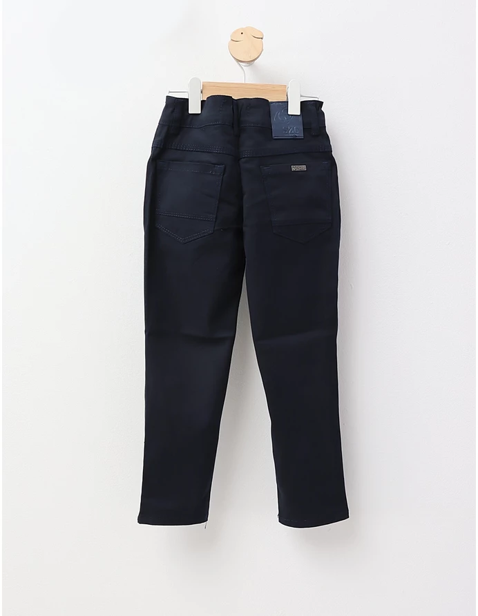 Pantaloni tercot Flaviu bleumarin picture - 5