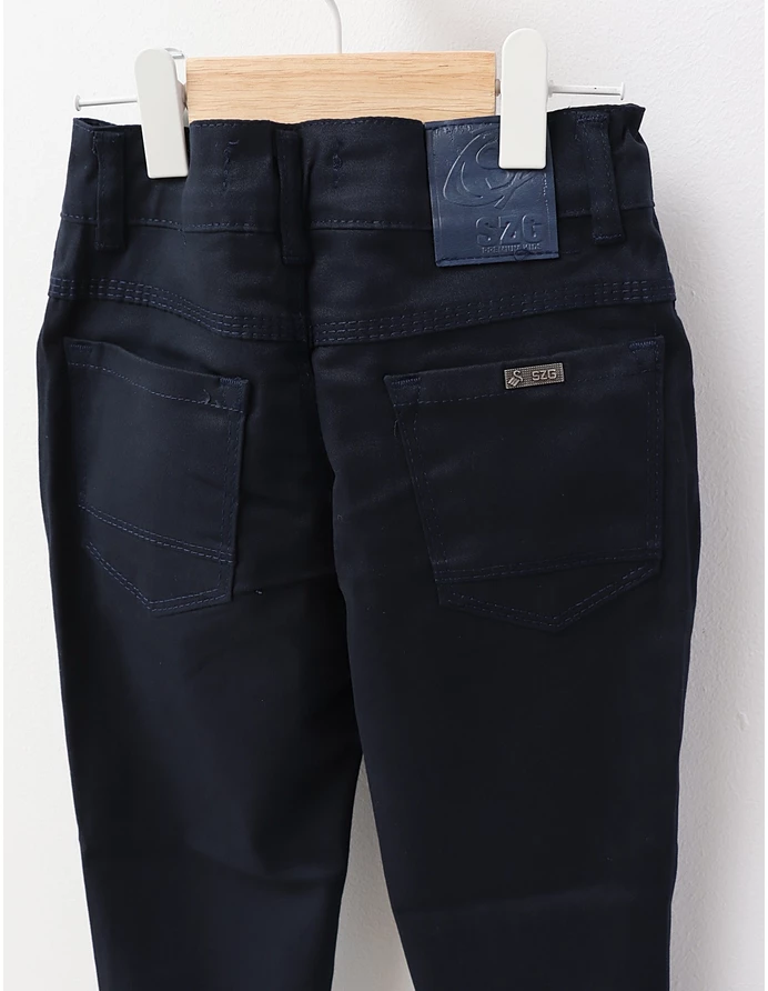 Pantaloni tercot Flaviu bleumarin picture - 6