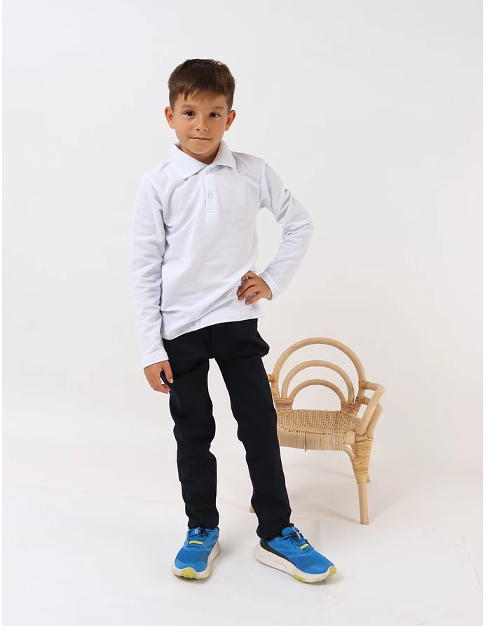 Pantaloni tercot Flaviu bleumarin picture - 3