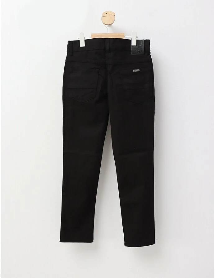 Pantaloni tercot Flaviu negru picture - 4