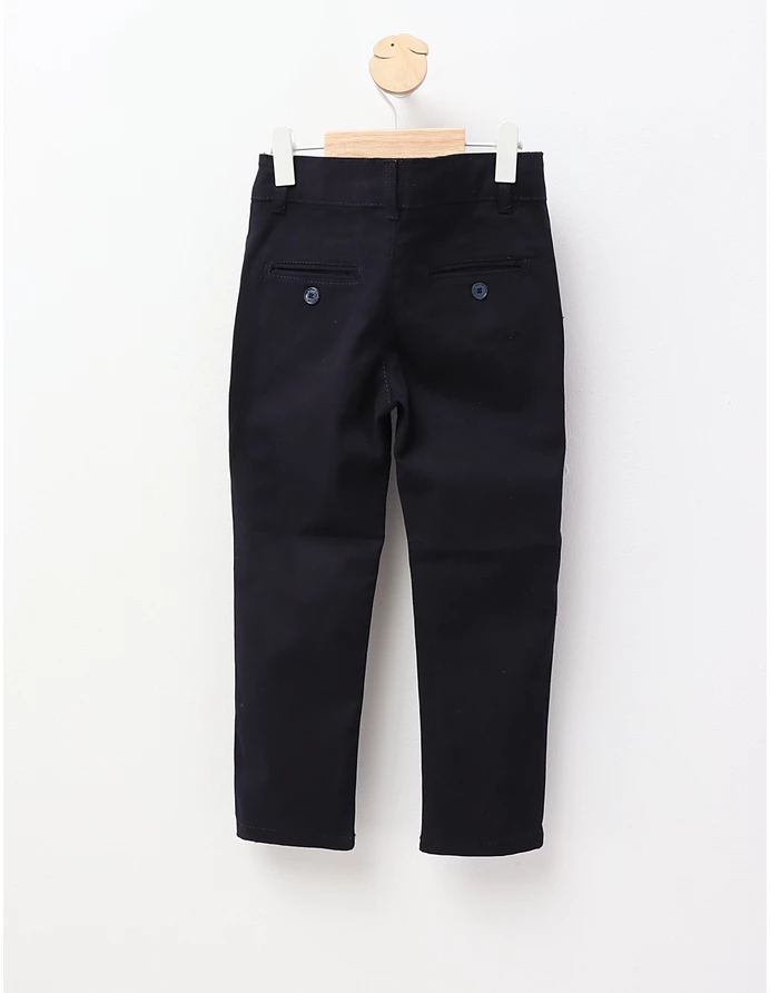 Pantaloni tercot Radu bleumarin picture - 3