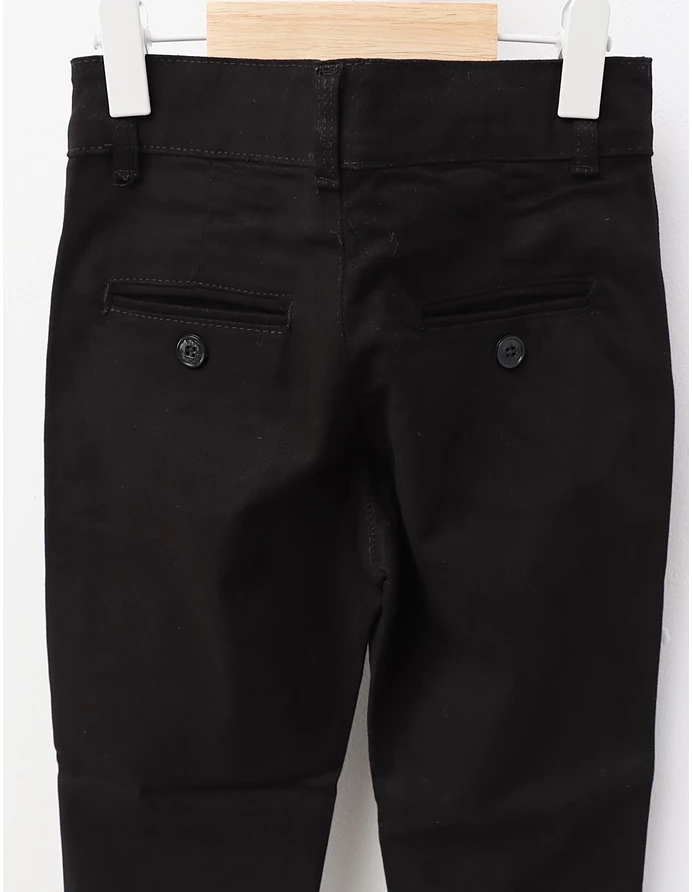Pantaloni tercot Radu negru picture - 4