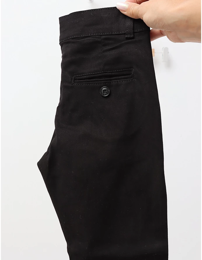 Pantaloni tercot Radu negru picture - 5