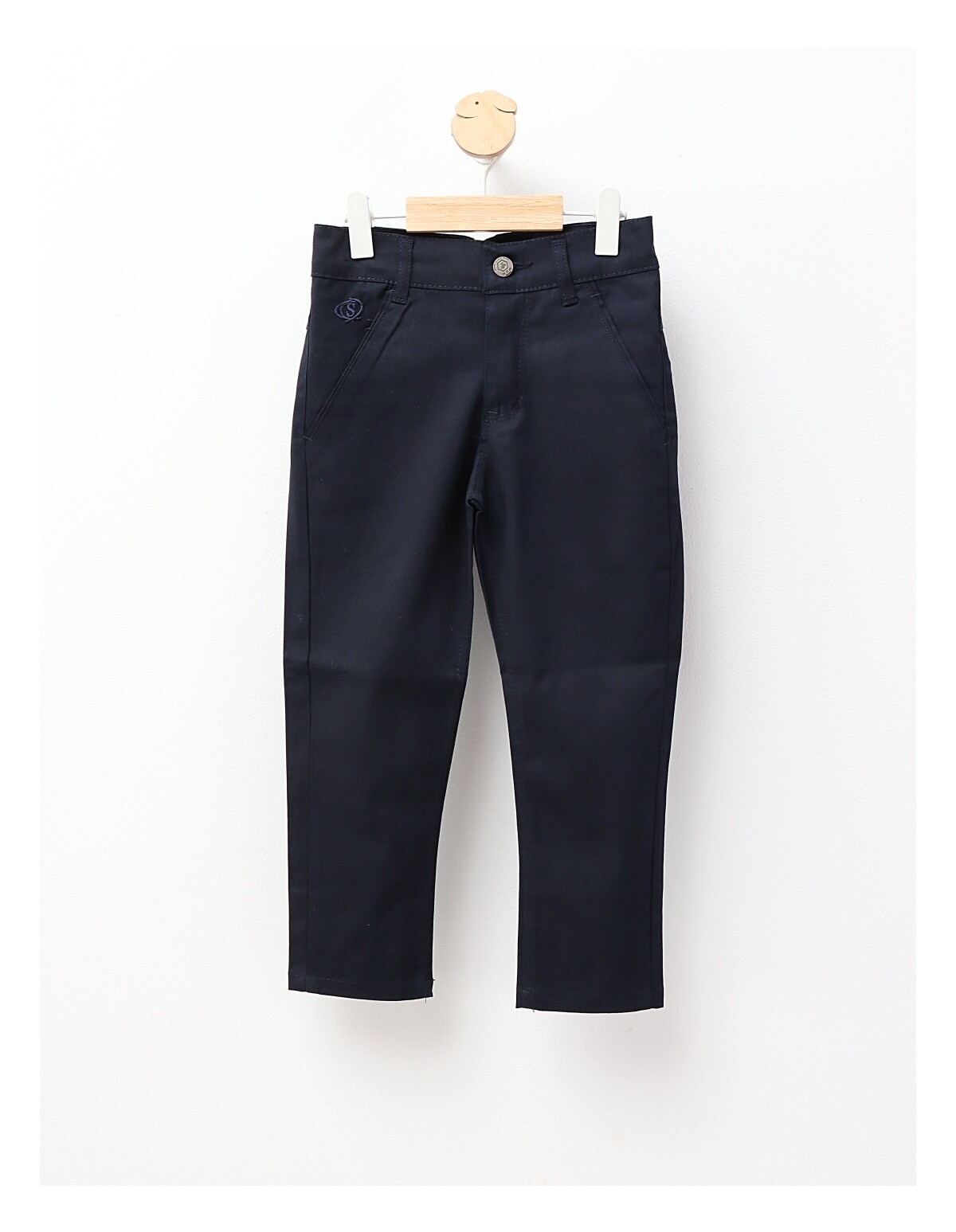 Pantaloni tercot Sergiu bleumarin